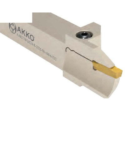 AAKT-WGX24-R-2525-58-100-6-T32 державка для обработки торцевых канавок AKKO