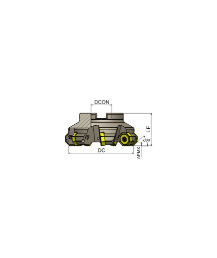 AFM45-ON0806-D050-A22-Z04-H торцевая фреза AKKO AFM45-ON0806-D050-A22-Z04-H торцевая фреза AKKO